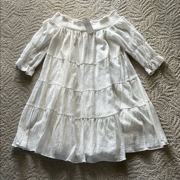 NWT Sugar Lips Women's Aveda Shoulder Mini Dress Casual Small - Picture 6 of 17